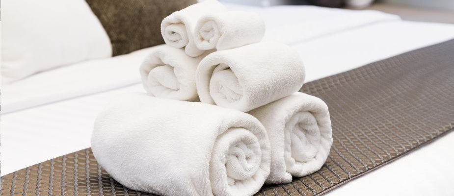 Utilizando toalhas como artigo de decoração Utilizando toalhas como artigo de decoração