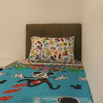357x357 jg de cama mickey azul