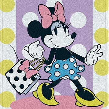 357x357 toalha infantil minnie