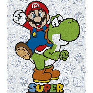 357x357 toalha infantil super mario